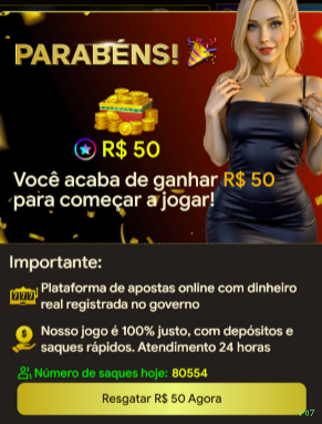 Bônus boas-vindas f07 R$100